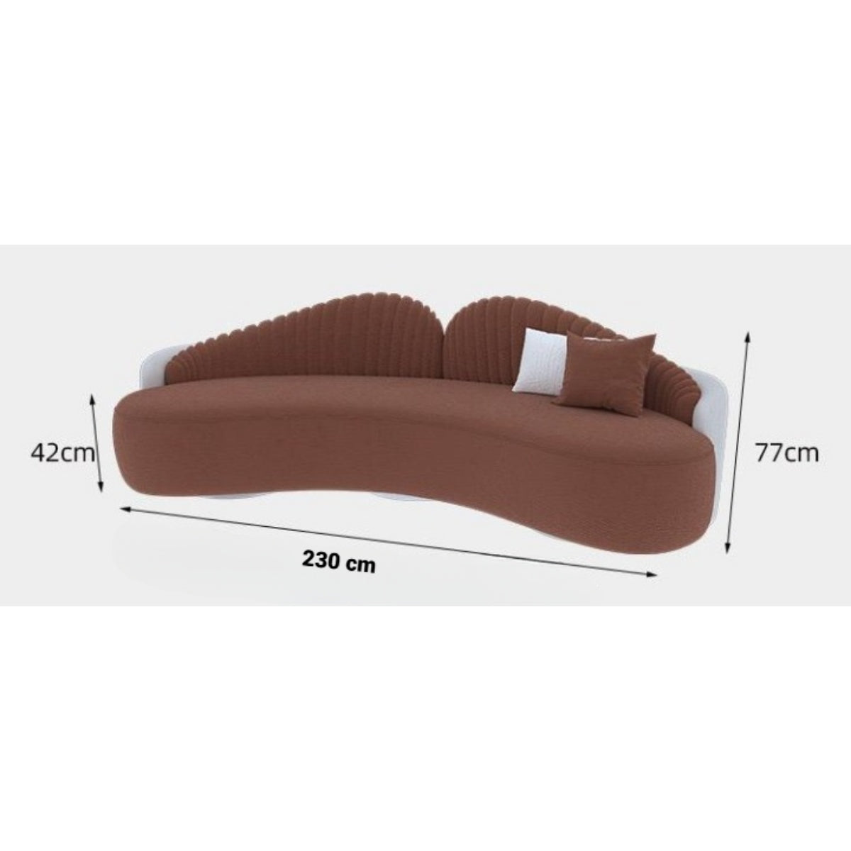 Luxe Curva Living Room Sofa Set.