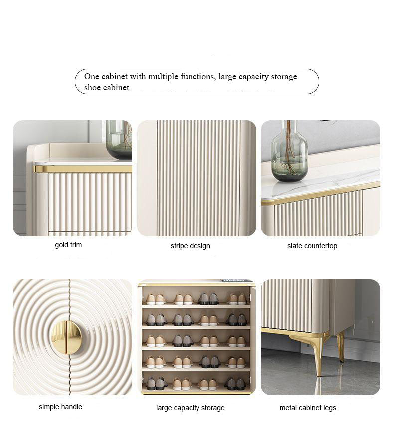 Light Luxury Large Capacity Shoe Cabinet.