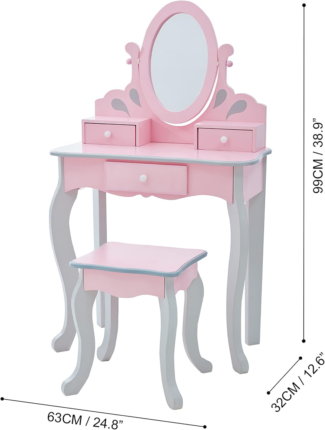 Kids Princess Vanity Set.