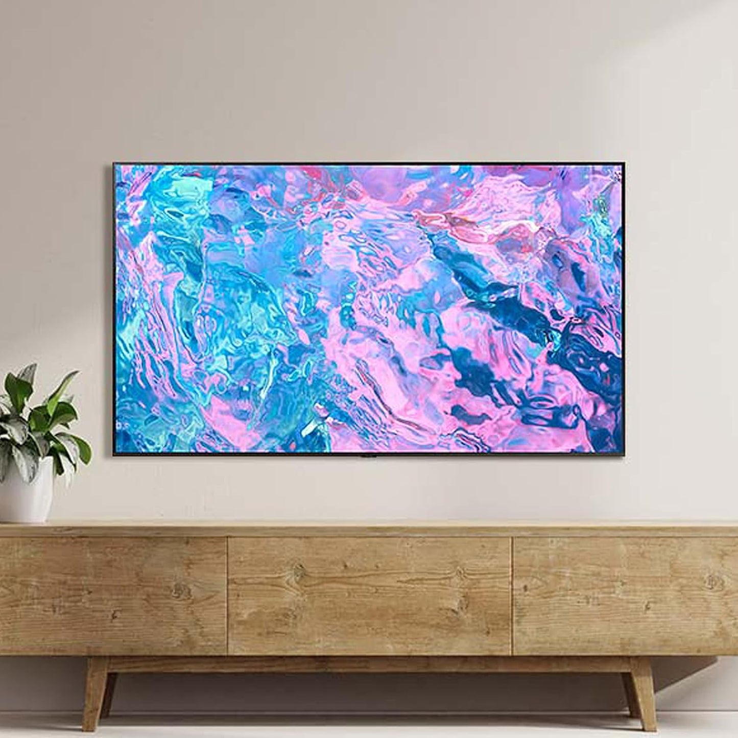Samsung Smart TV, Crystal UHD 4K, CU7000, 50 Inch, Black, Crystal Processor 4K, PurColor, Smart Hub, UA50CU7000UXZN