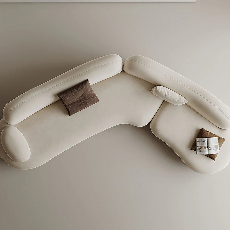 FORMA Cloud Curved Sofa.
