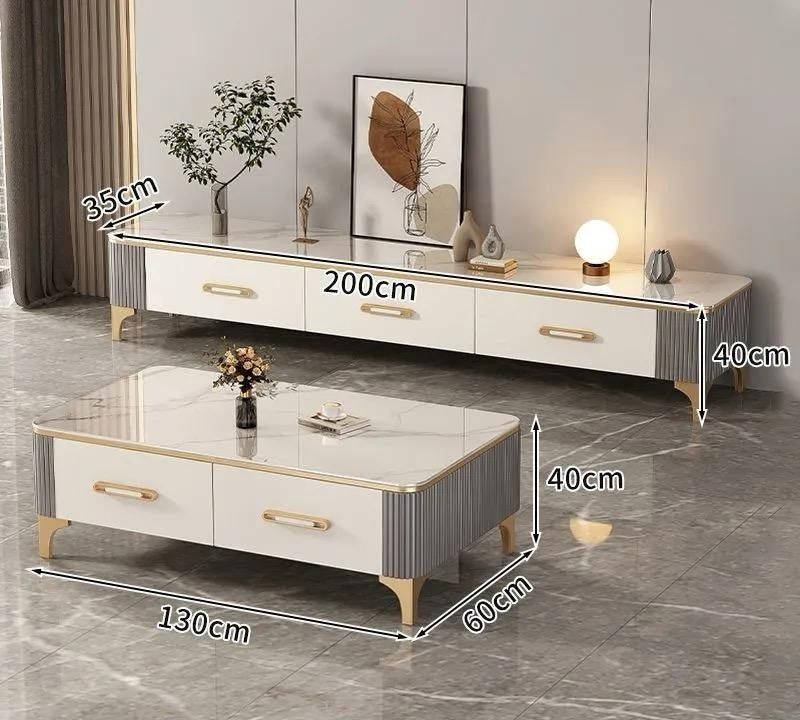 Living room table set