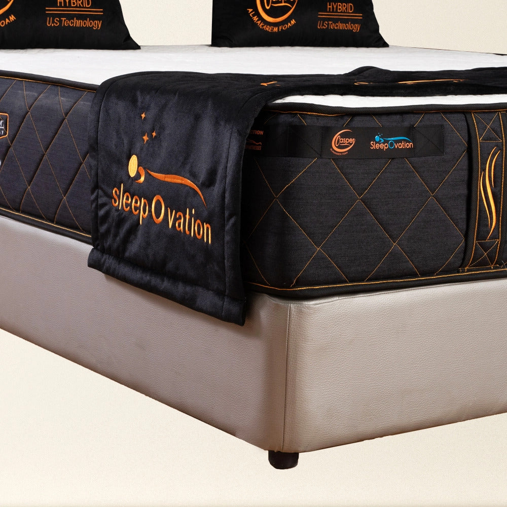 Luxurious Mattress Orthopedic Medical Mattress, Pocket Spring Italian Gel Memory Foam 30cm, Ultimate Comfort Reduce Stress & Tensions.