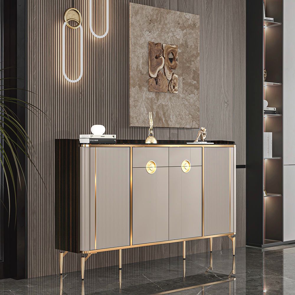 Modern Wooden Shoe Cabinet.