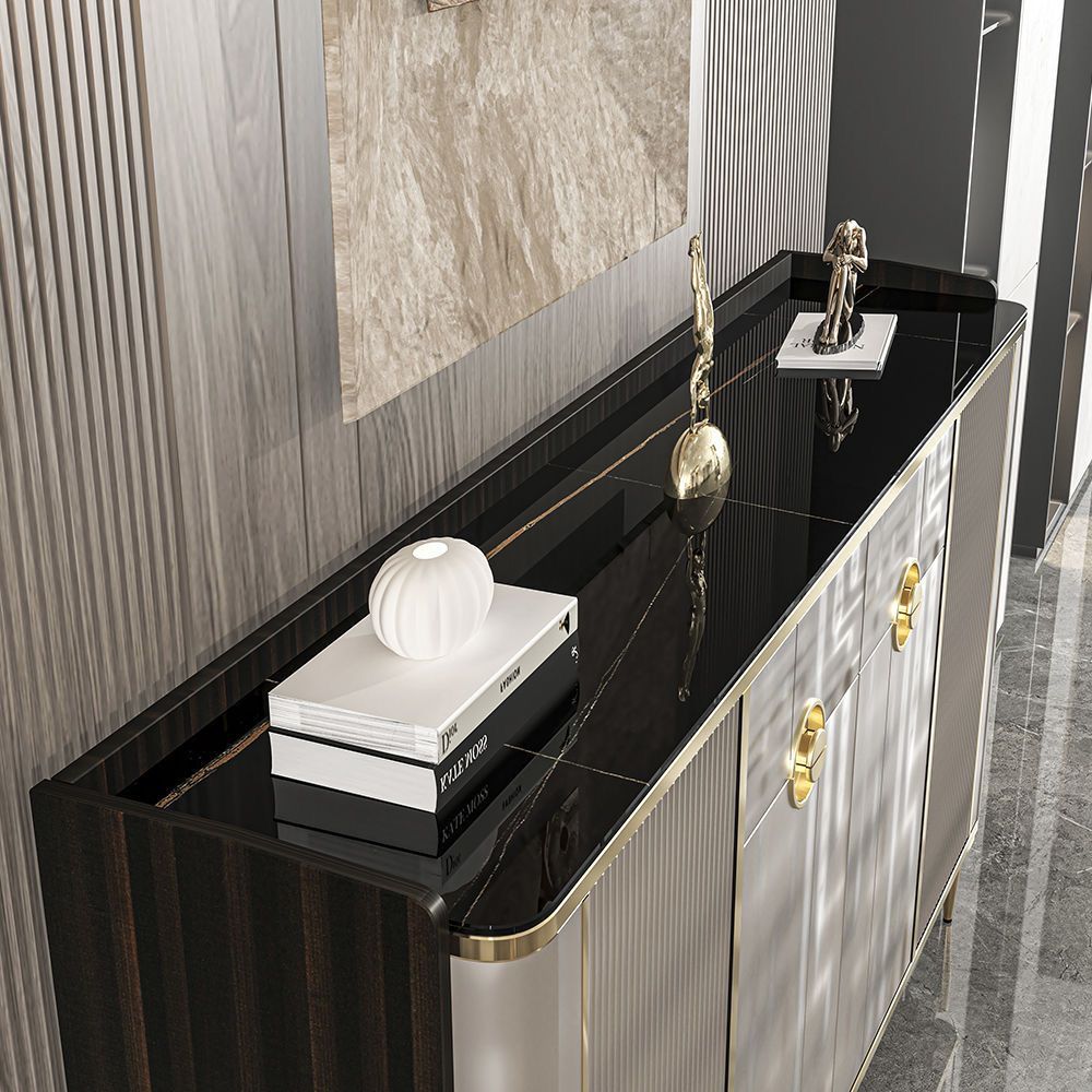 Modern Wooden Shoe Cabinet.