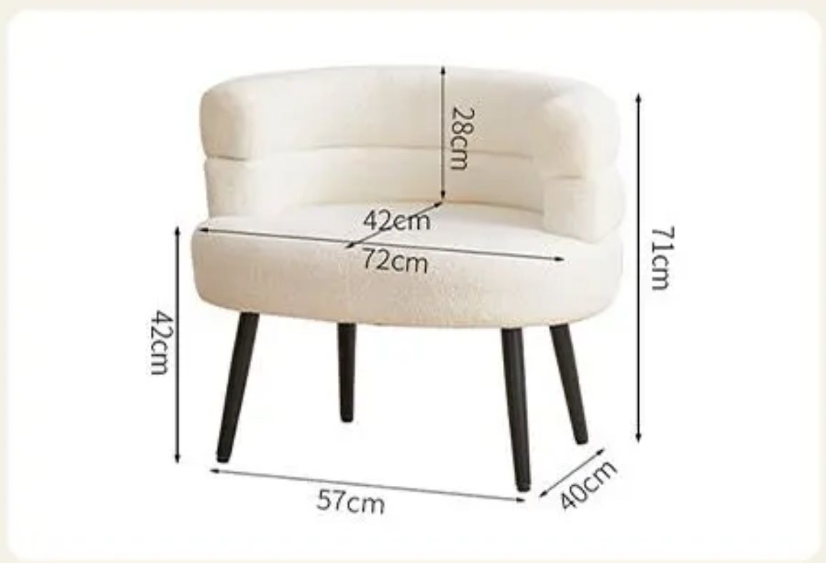 Fluffy Soft Arm Chair.