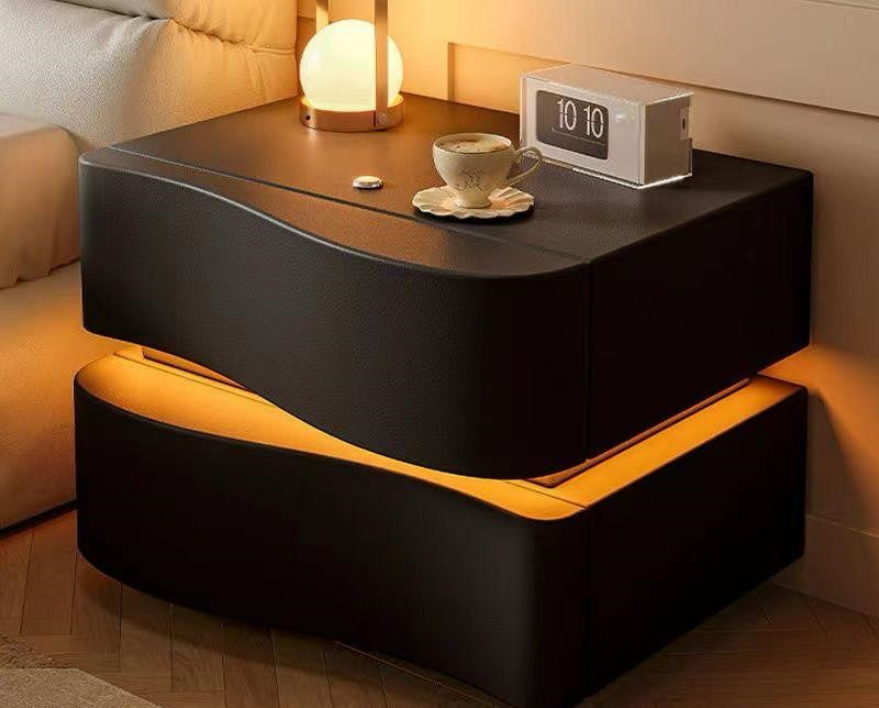 Illuminating Nightstand Bedside Table.