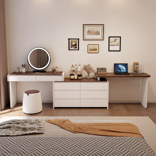 Modern Dressing Table Set Combined with Working Desk.
