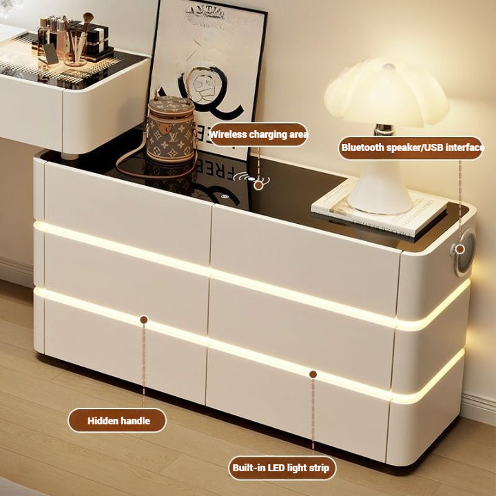 Modern Smart Vanity Table Set.