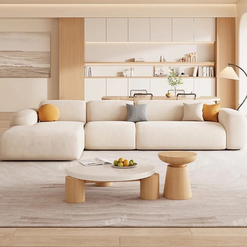Living room Modular Sectional Sofa L-Shape Design.