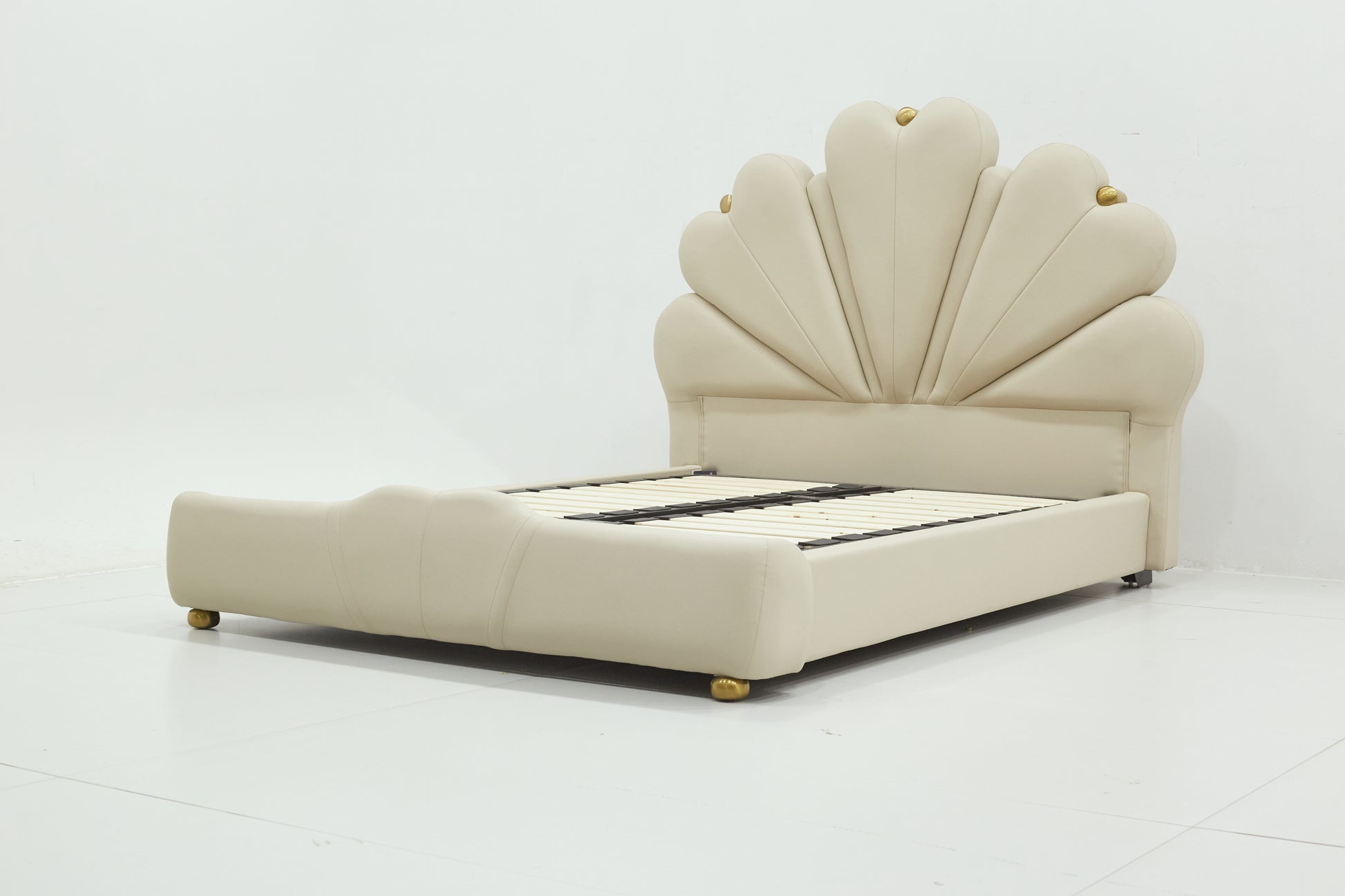 modern upholstered bed frame