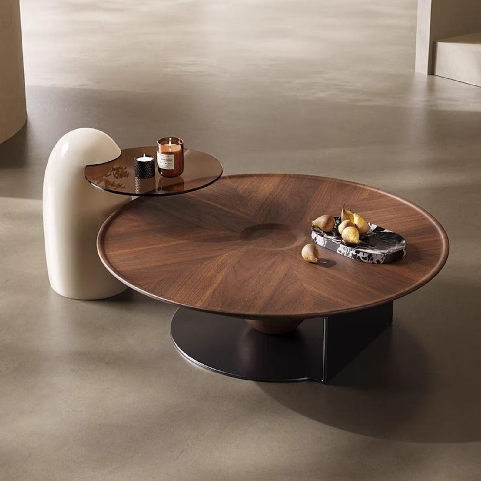 circular coffee table