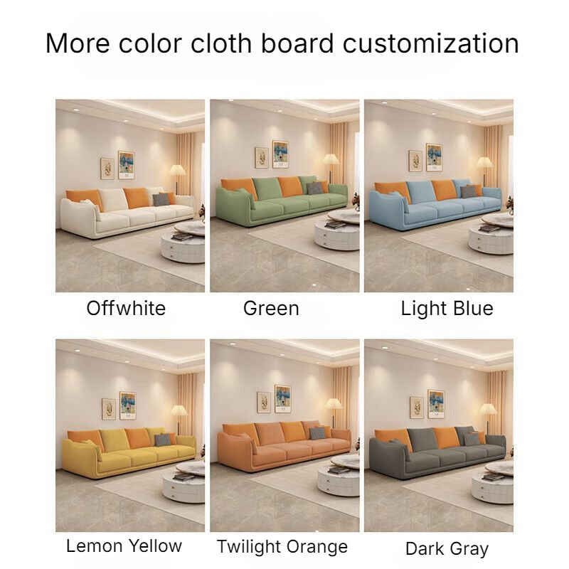Modern Minimalist Sofa, Four, Three, Two or Single Seating Couch.