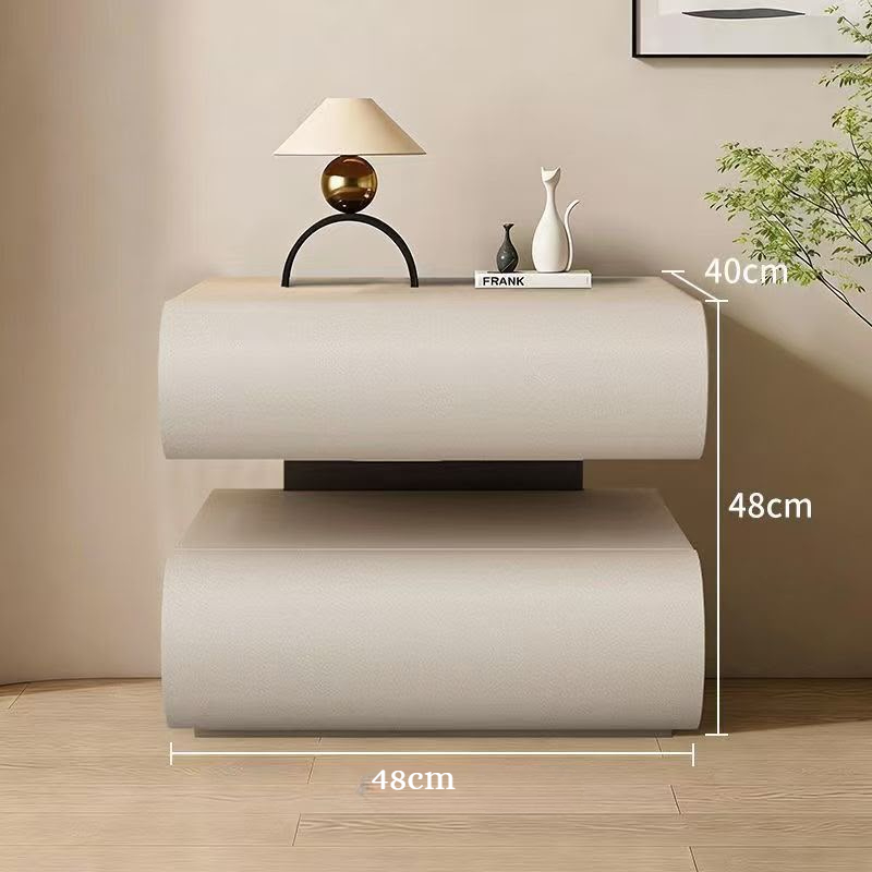 Modern Two Drawers Bedside Table