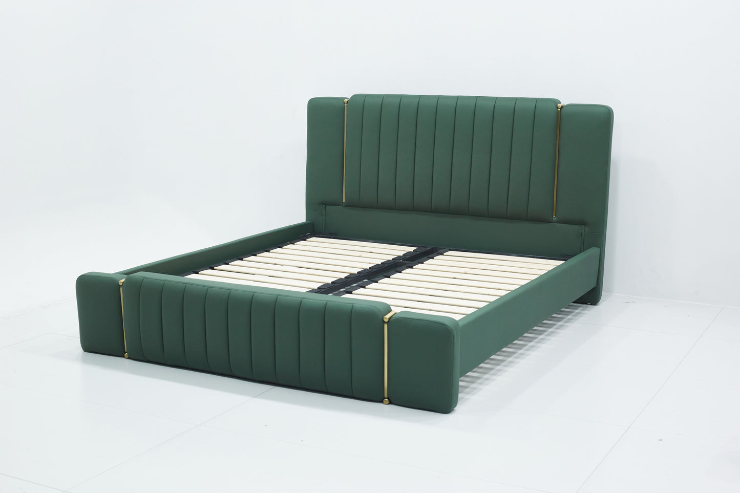upholstered queen size bed frame