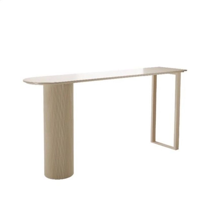 white bar table