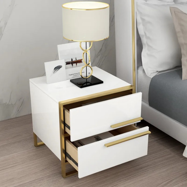 Bedside Table, Solid Wood Nightstand Table Amazing Design, Side Table 50H x 50W cm.