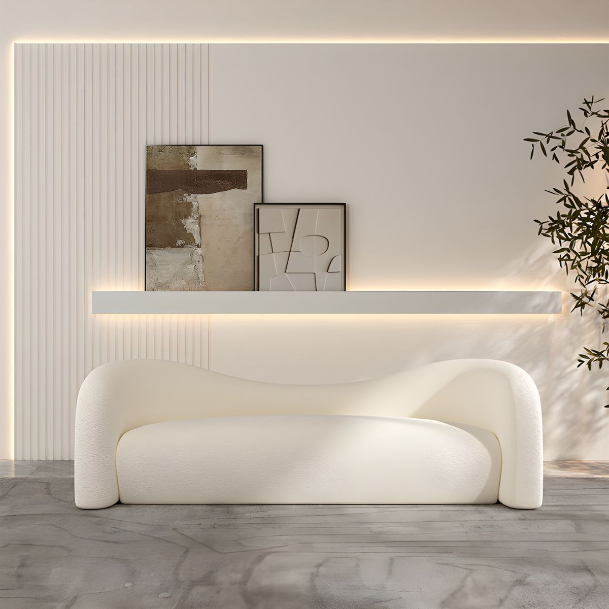 Contemporary Tuxedo Sofa with Armrest For Living room.