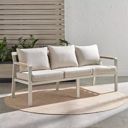 5-Seater Outdoor Lounge Set with Table