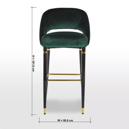 Bar Stool Emerald Green Stool Chair