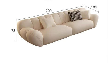 Living room Sofa, Floral Design Puffy Couch.