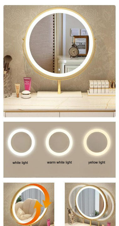 mirror with LED light