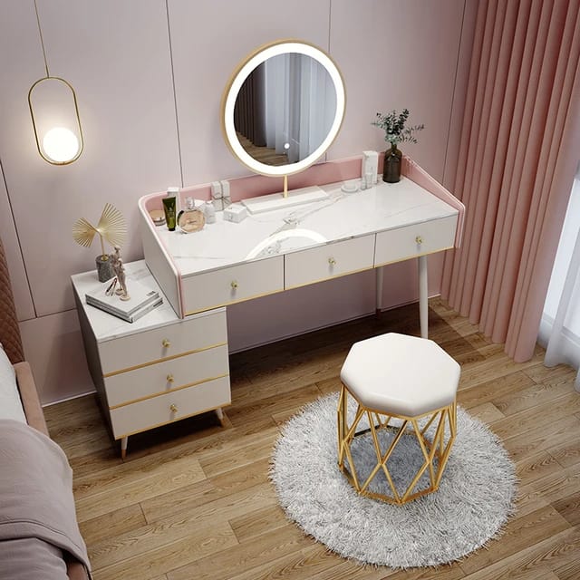 Makeup Vanity Table, Dressing Table with Mirror