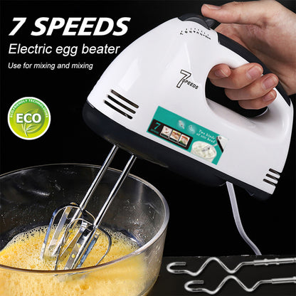 RAF Hand Mixer Handheld Electric Mixer 7 Speeds Double Rod Stirring.