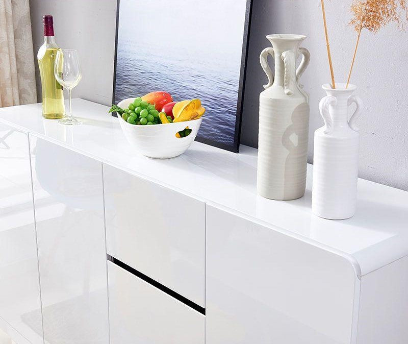 Wooden Sideboard Cabinet, Buffet Coffee Bar Table.