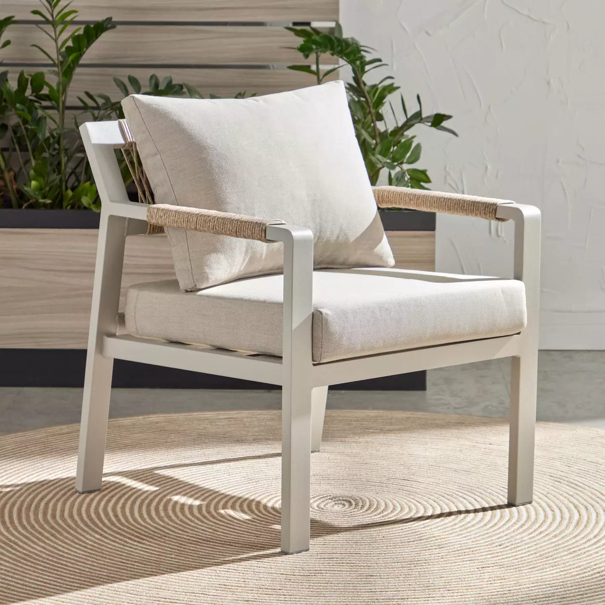 5-Seater Outdoor Lounge Set with Table