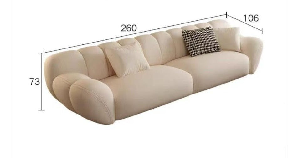 Living room Sofa, Floral Design Puffy Couch.