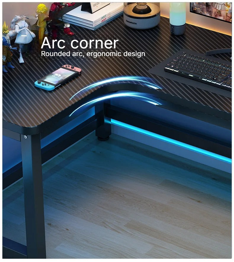 arced corner table