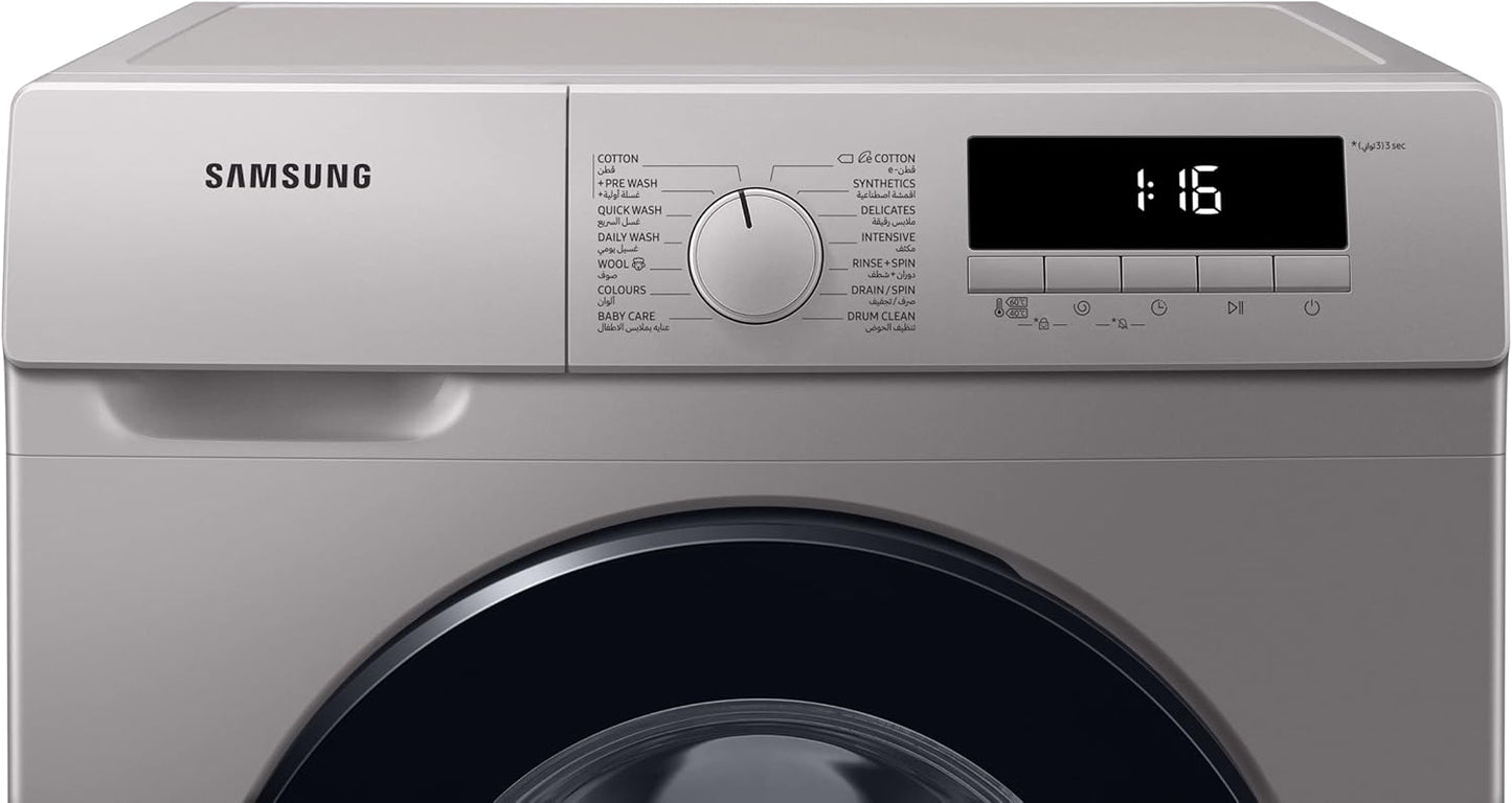 Samsung 7Kg Front Load Washing Machine With Quick Wash, Drum Clean And Delay End.