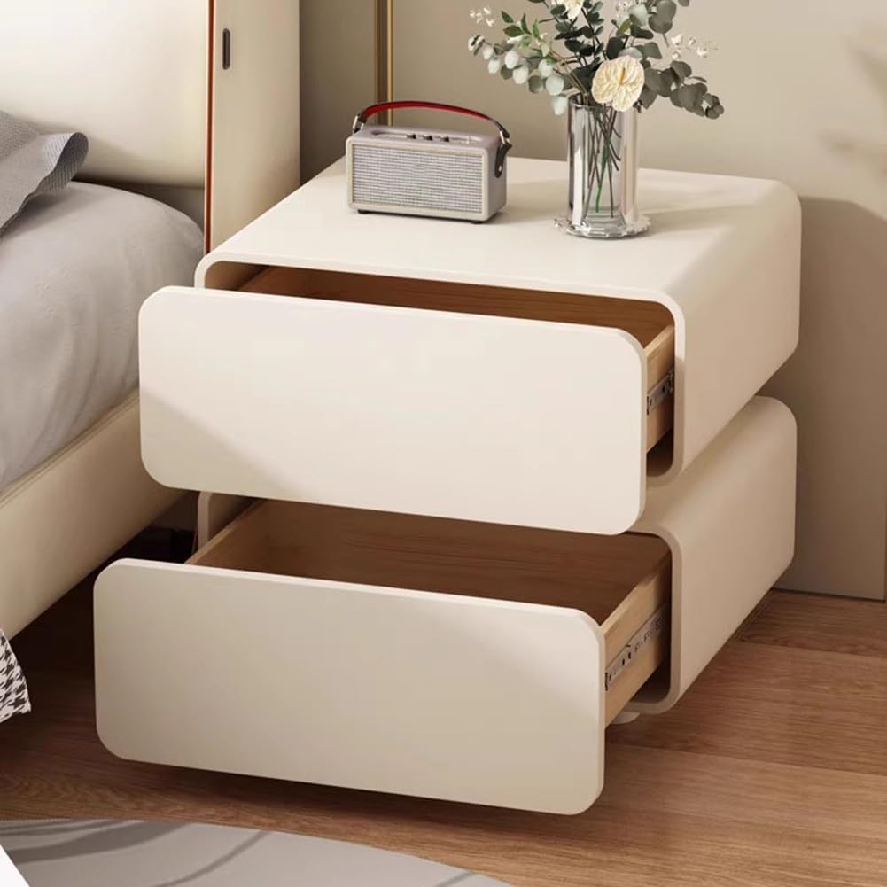 Nightstand Bedside Table, Bedroom Storage Drawer.