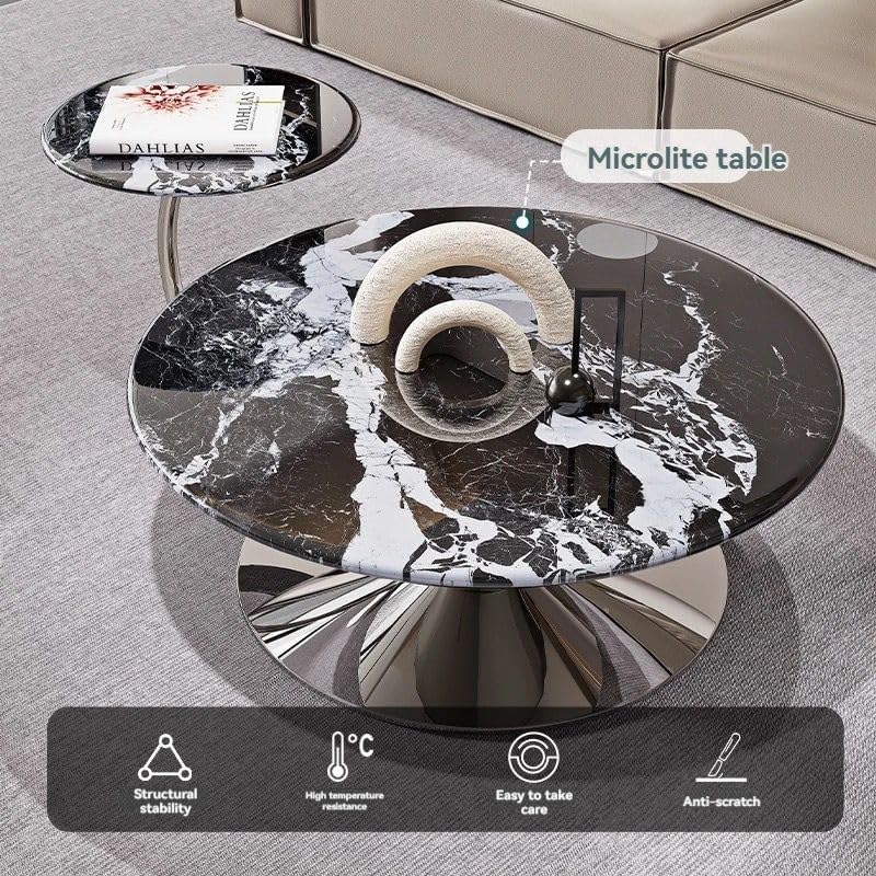 round coffee table set