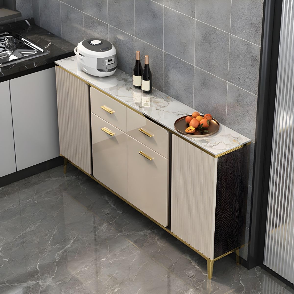 Sideboard Buffet Coffee Bar Cabinet.