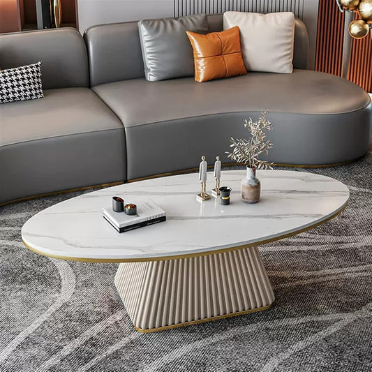 oval coffee table