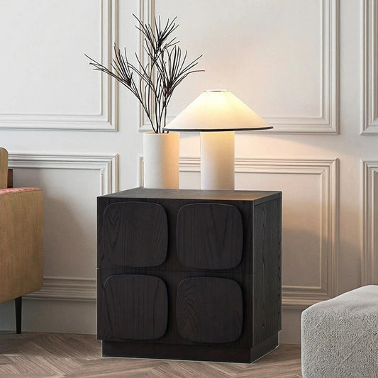 Modern Wooden Bedside Table.