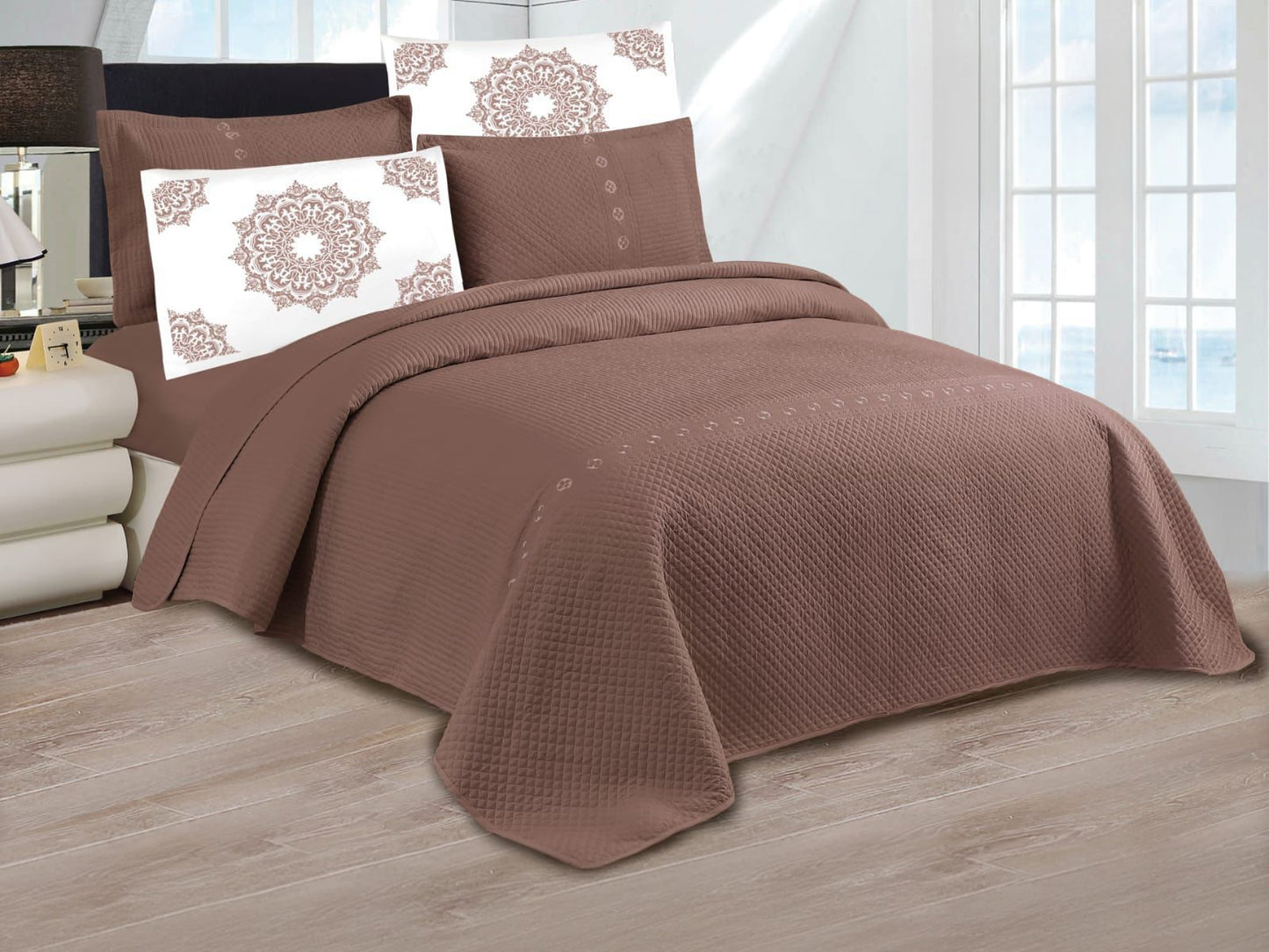 Single Size Compressed Bedspread Duvet Set 4 Pcs.