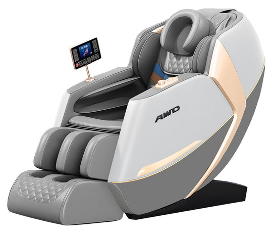 4D Massage Chair with SL-Track Technology, 18 kinds of Auto Programs - Dark Gray.