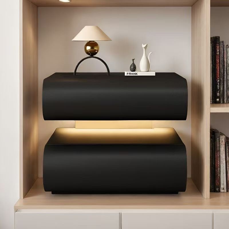 Modern Two Drawers Bedside Table