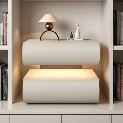 Modern Two Drawers Bedside Table