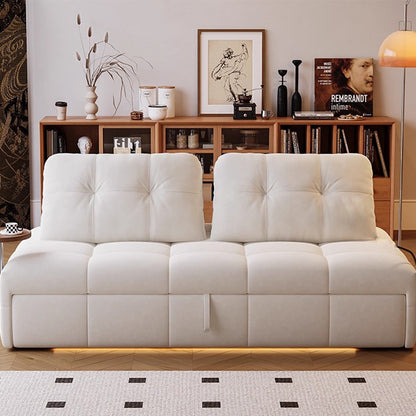 Convertible Folding Sofa Bed, Multi-Functional Armless Daybed, 2 Seater Sofa Bed.