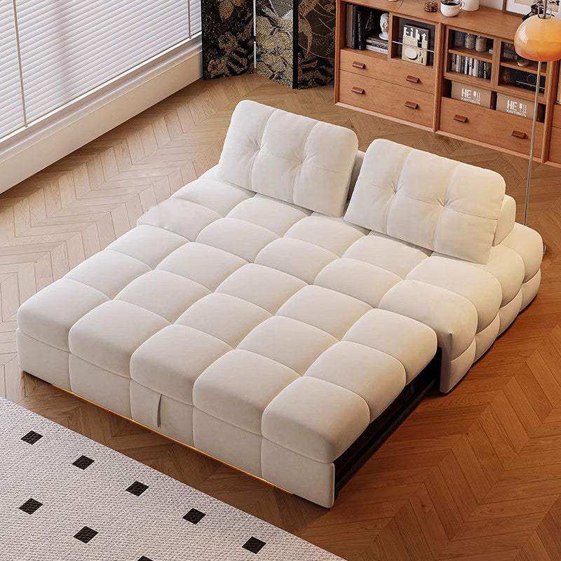 Convertible Folding Sofa Bed, Multi-Functional Armless Daybed, 2 Seater Sofa Bed.