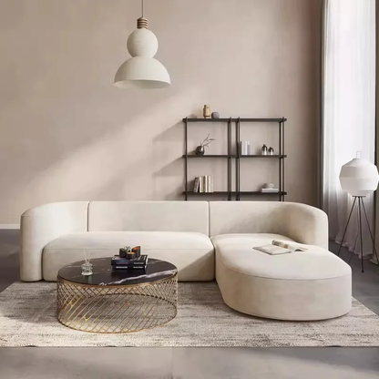 Modern L-Shaped Couch, Living room Sectional Sofa.