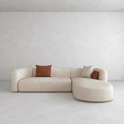 Modern L-Shaped Couch, Living room Sectional Sofa.