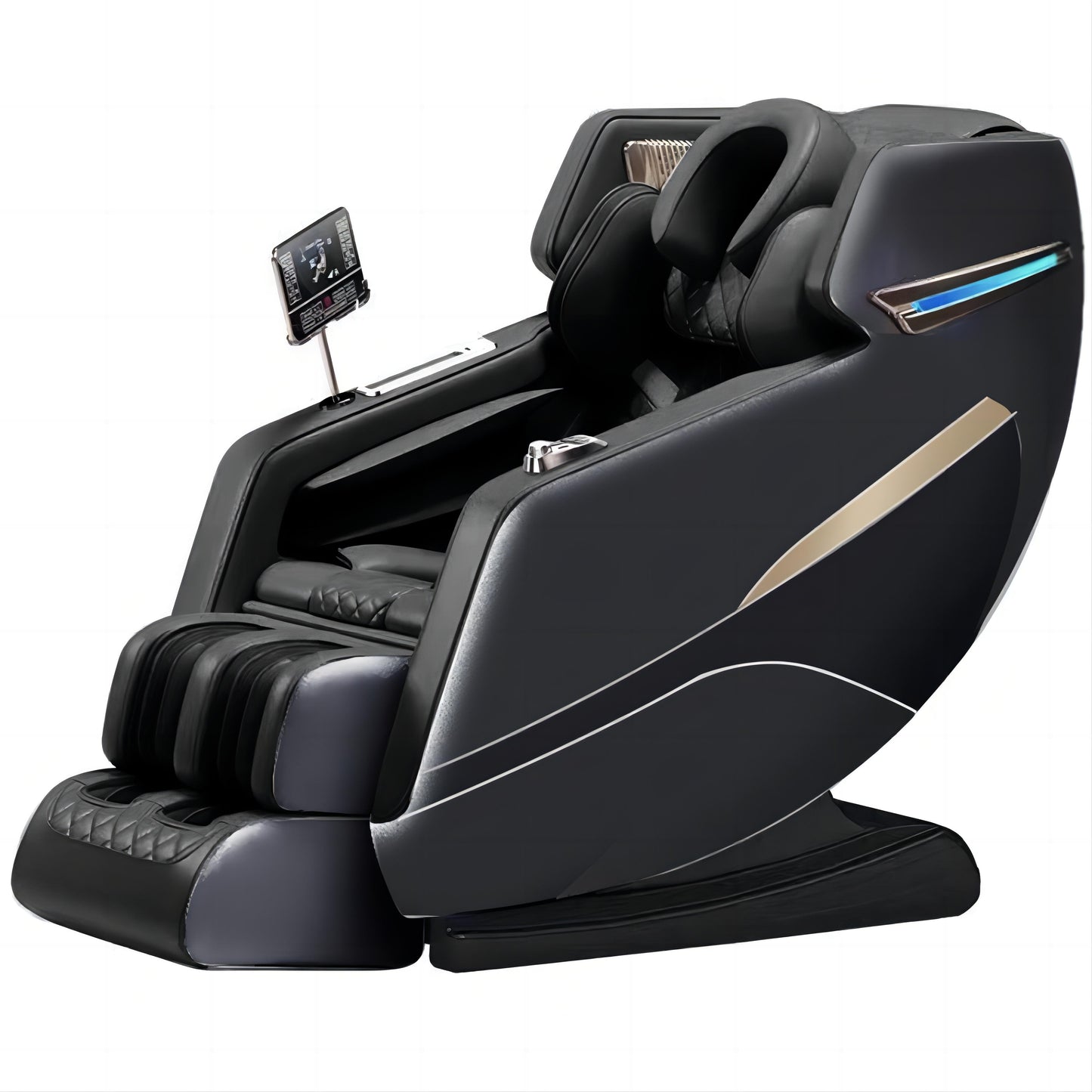 black massage chair