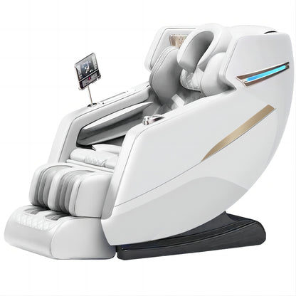 white massage chair