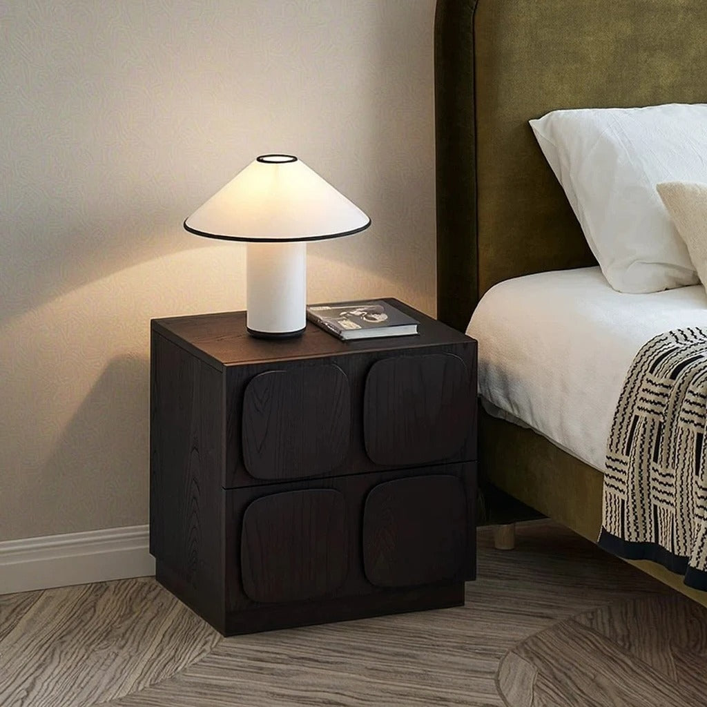 Modern Wooden Bedside Table.