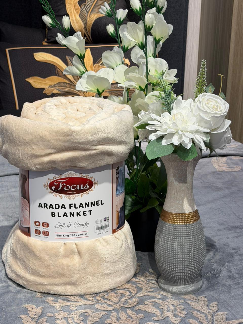 Soft Flannel Blanket.